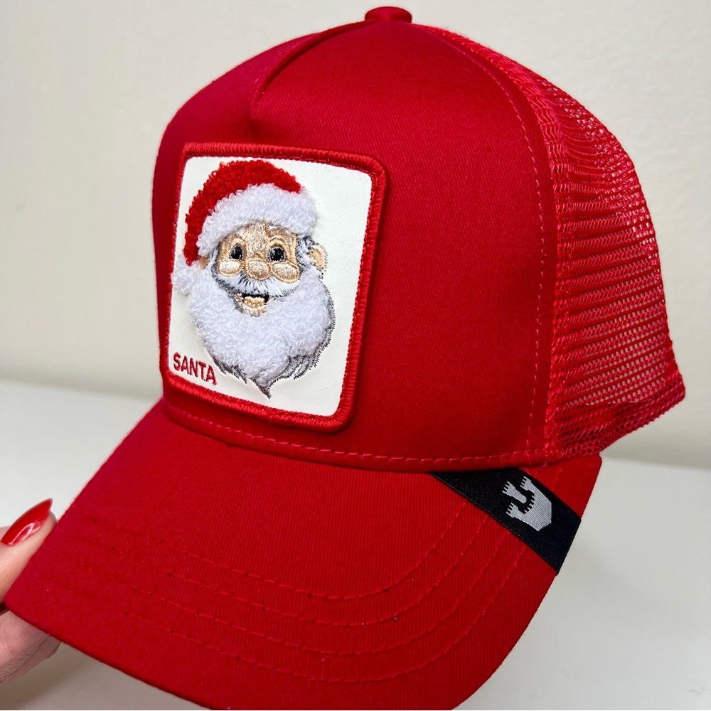 Goorin Bros. SANTA Mr. Claus LIMITED EDITION SOLD OUT Christmas Trucker Hat NEW - Picture 4 of 9